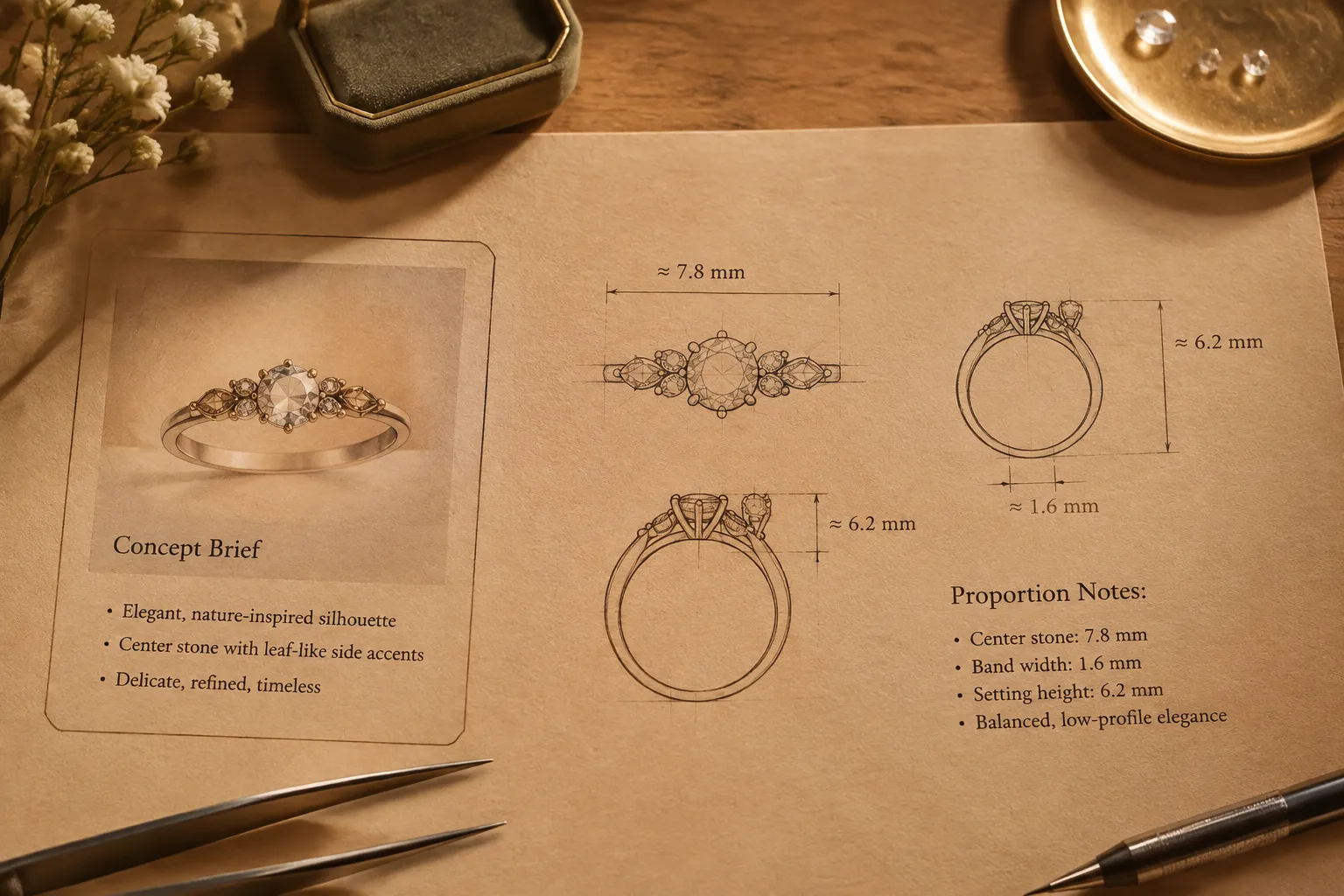 Custom Ring Design Brief: Fields to Set Before Visualization