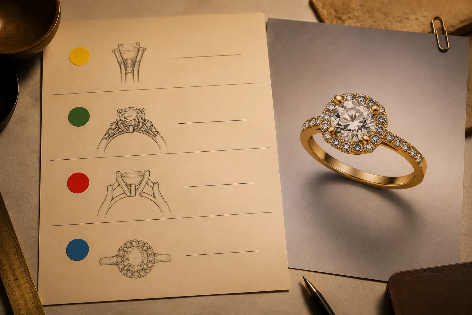 Record a Jewelry Brief Change as Requested, Accepted, Rejected, or Pending